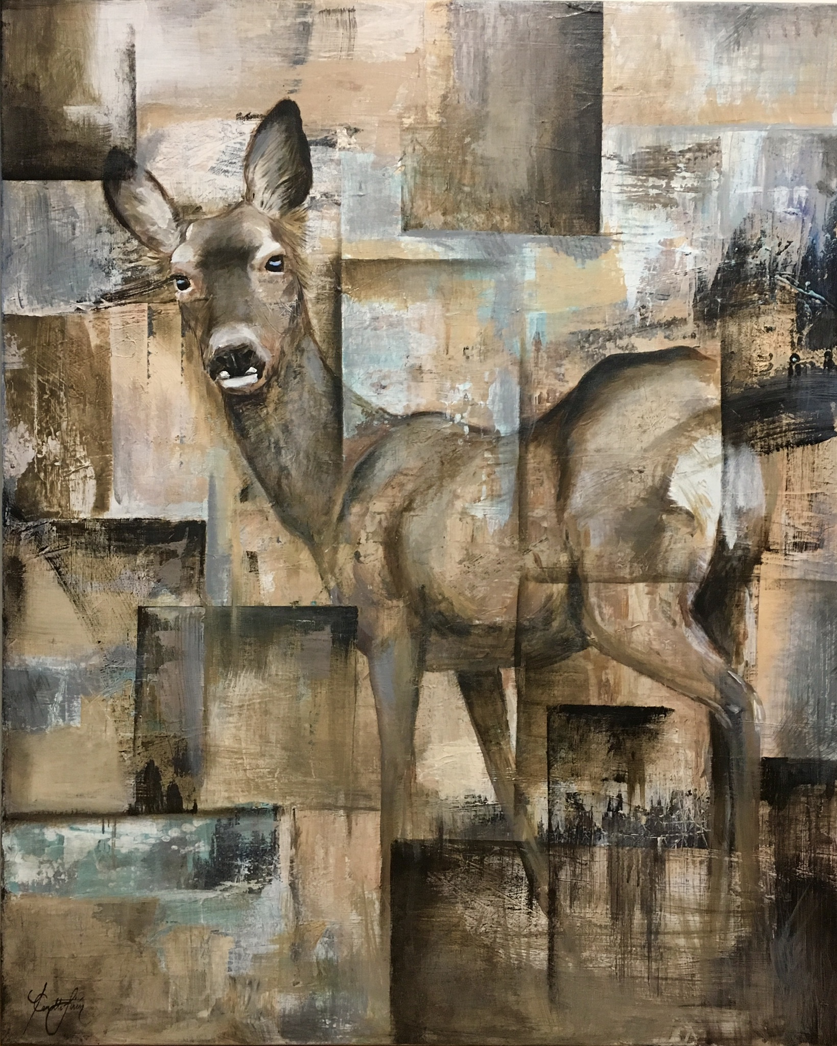 Metsäkauris | 100 x 80 cm